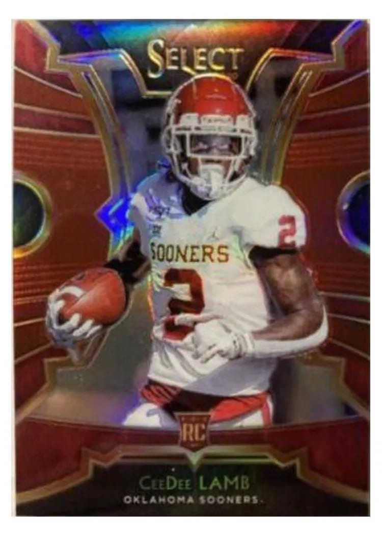 2020 Panini Chronicles Draft Picks Select CeeDee Lamb #2 card