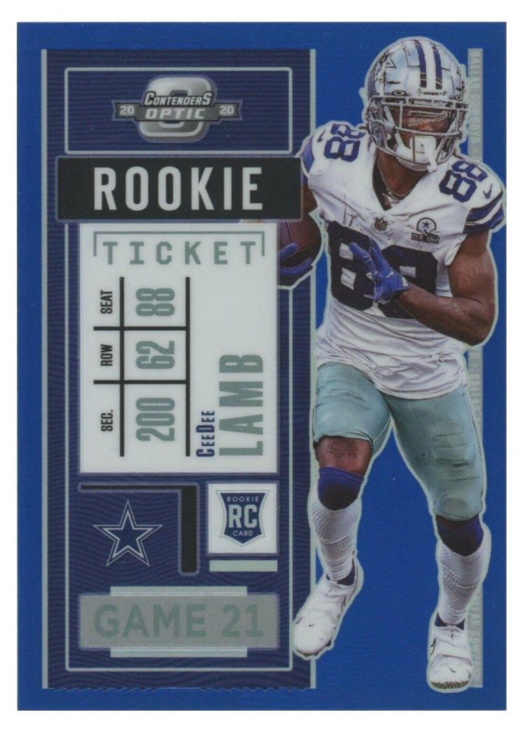 2020 Panini Contenders Optic CeeDee Lamb #65 card