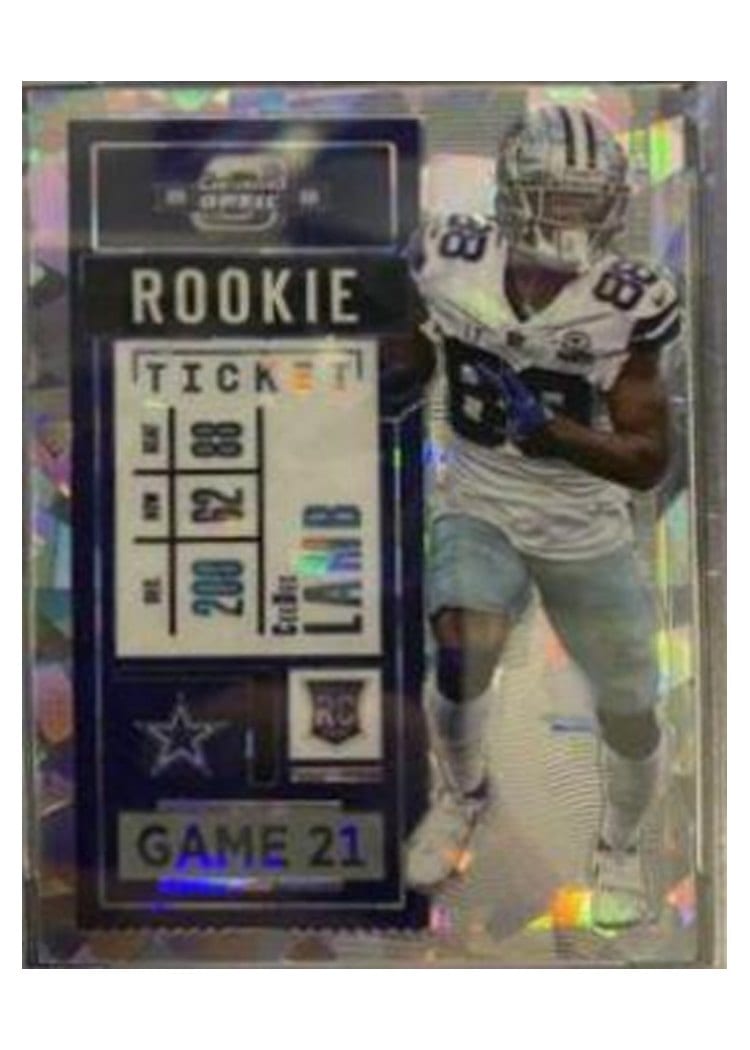 2020 Panini Contenders Optic CeeDee Lamb #65 card