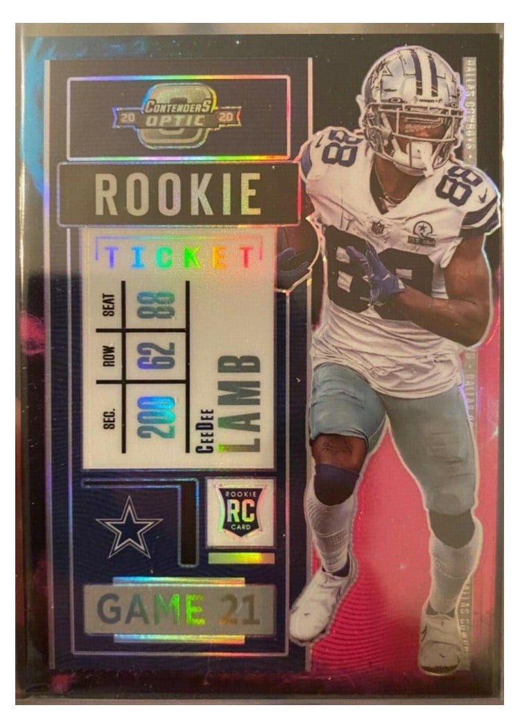 2020 Panini Contenders Optic CeeDee Lamb #65 card