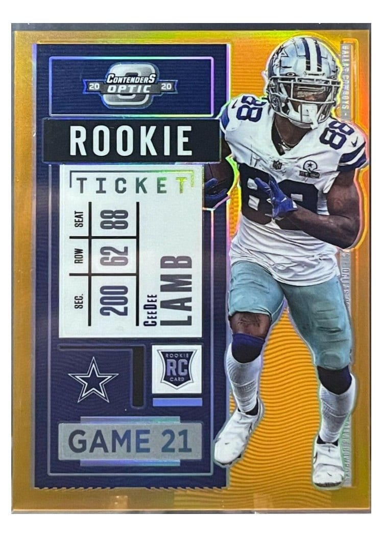 2020 Panini Contenders Optic CeeDee Lamb #65 card