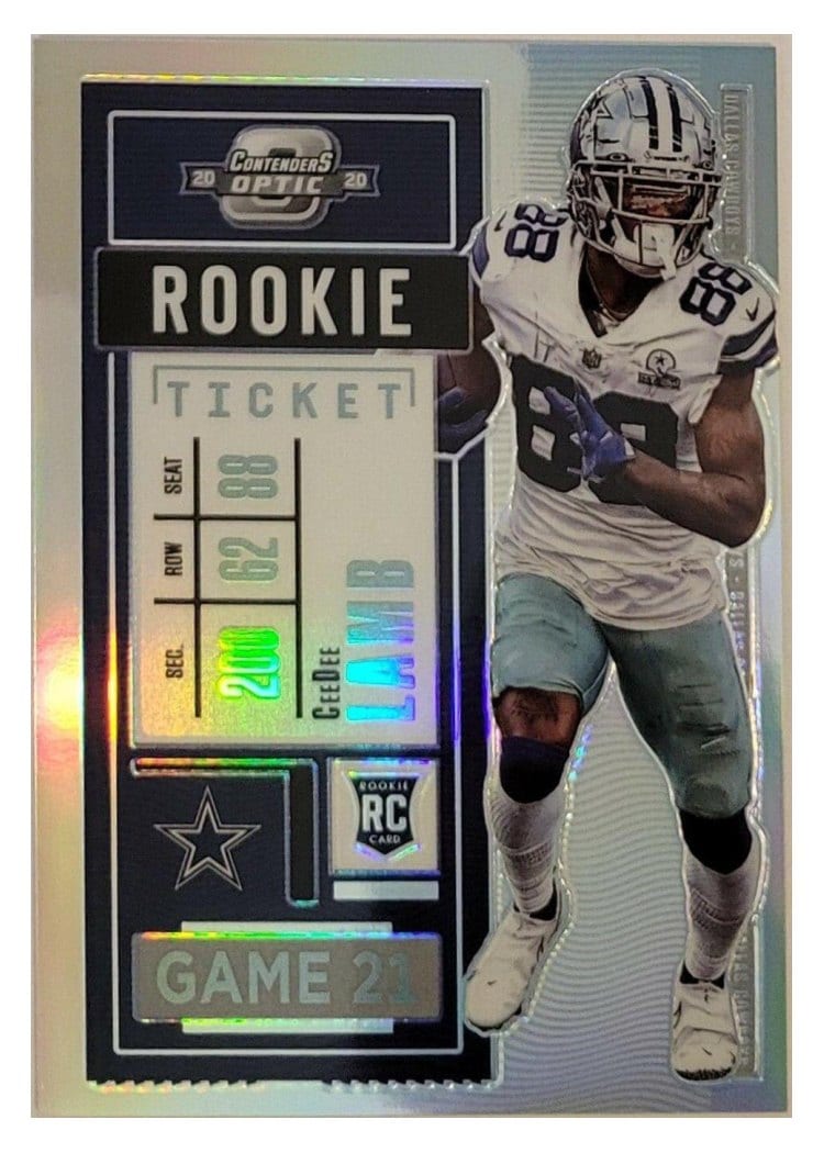 2020 Panini Contenders Optic CeeDee Lamb #65 card