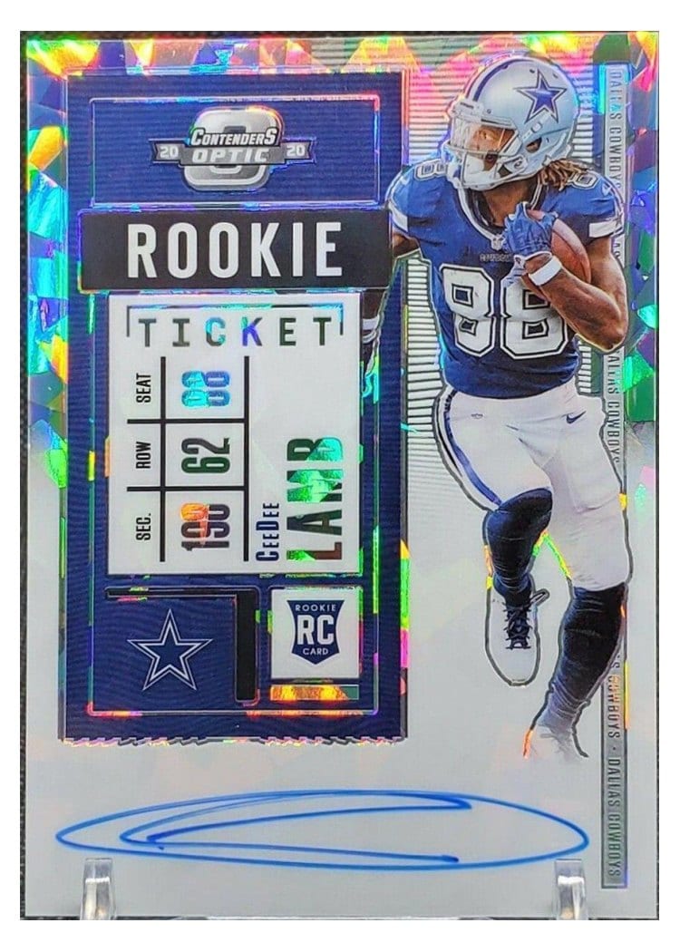 2020 Panini Contenders Optic Base Set CeeDee Lamb #107 card
