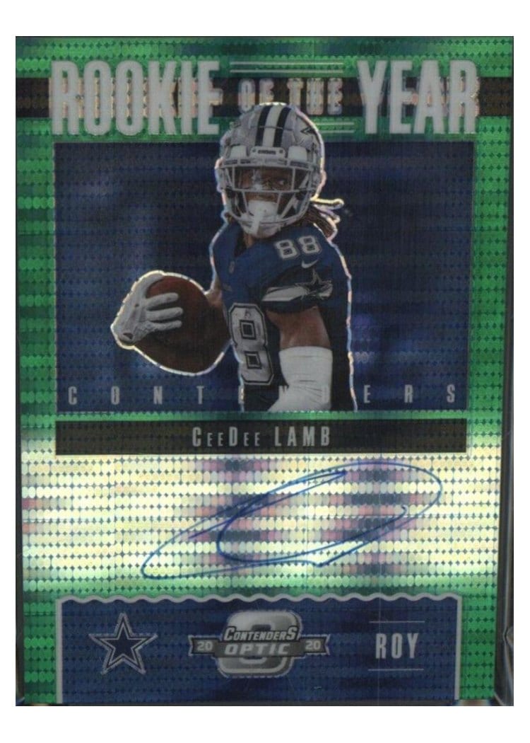 2020 Panini Contenders Optic Base Set CeeDee Lamb #107 card