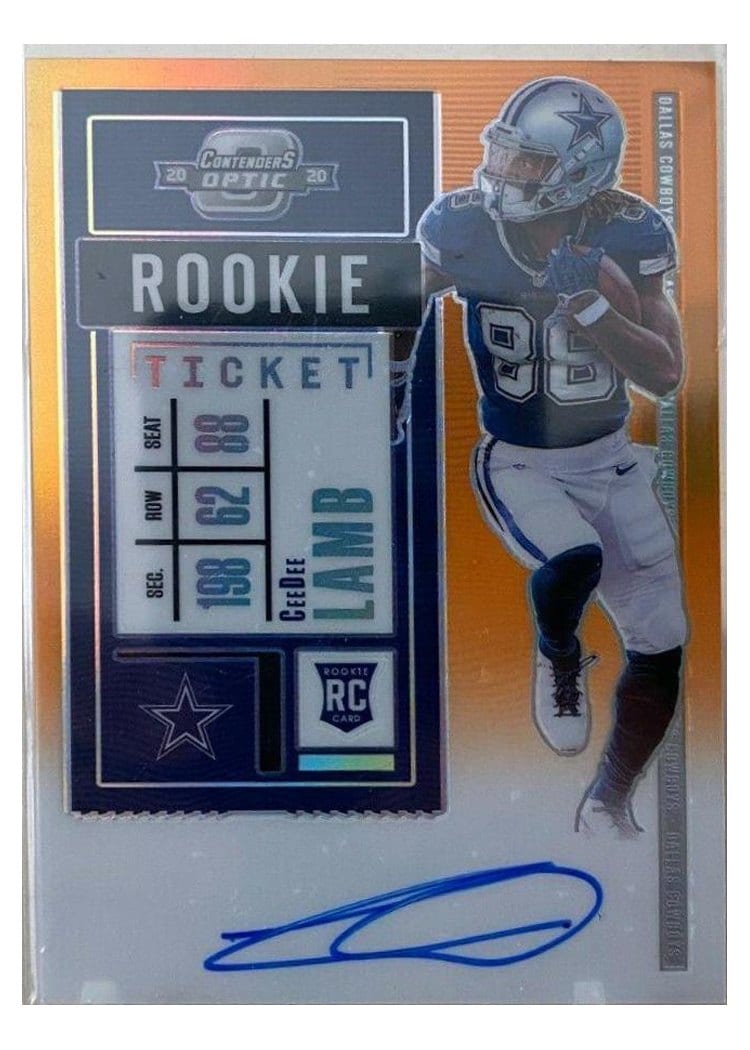 2020 Panini Contenders Optic Base Set CeeDee Lamb #107 card