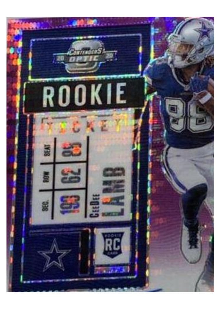2020 Panini Contenders Optic Base Set CeeDee Lamb #107 card