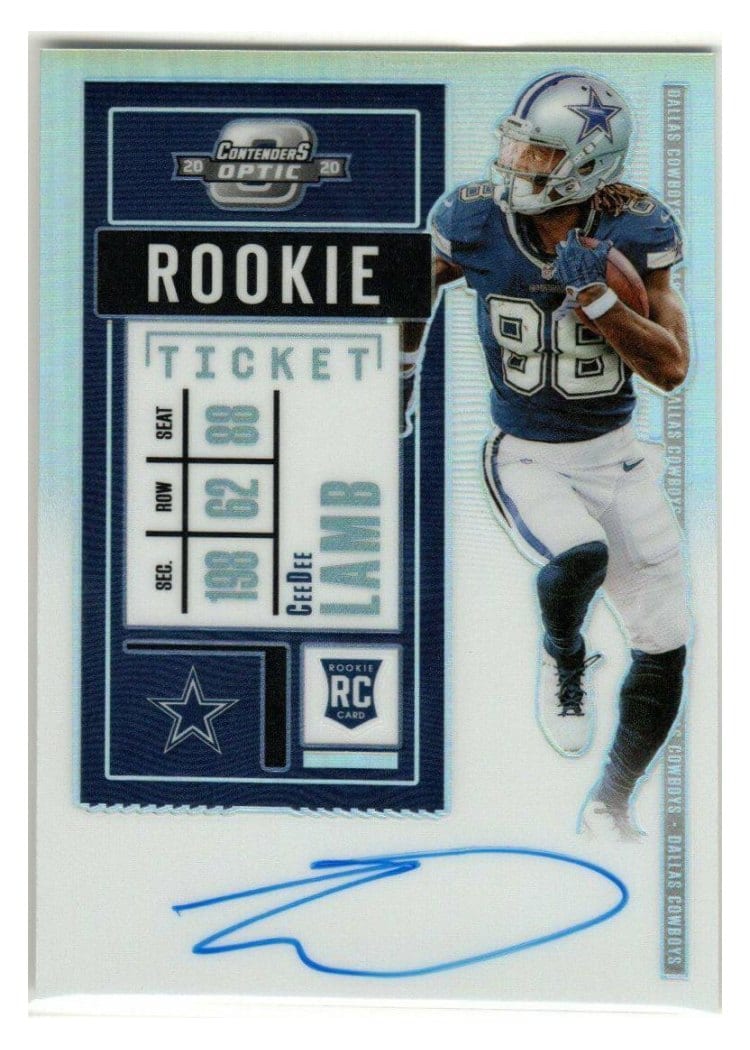 2020 Panini Contenders Optic Base Set CeeDee Lamb #107 card