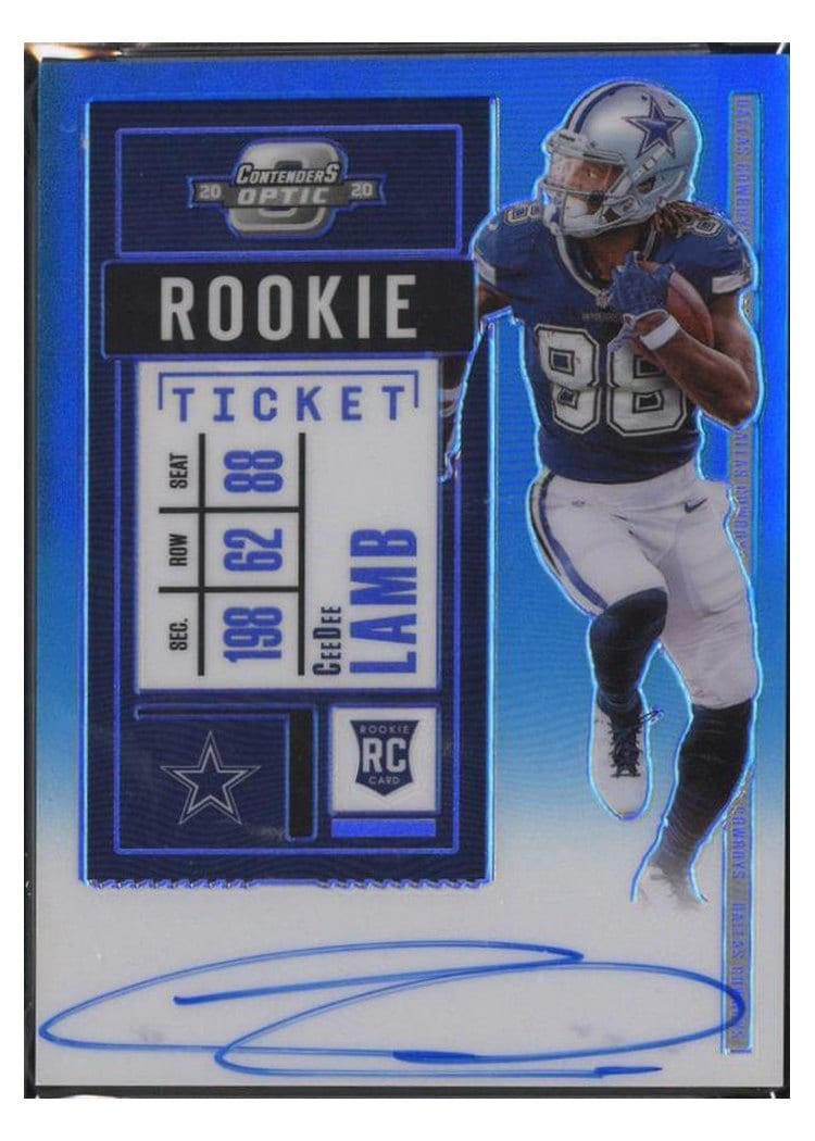 2020 Panini Contenders Optic Base Set CeeDee Lamb #107 card