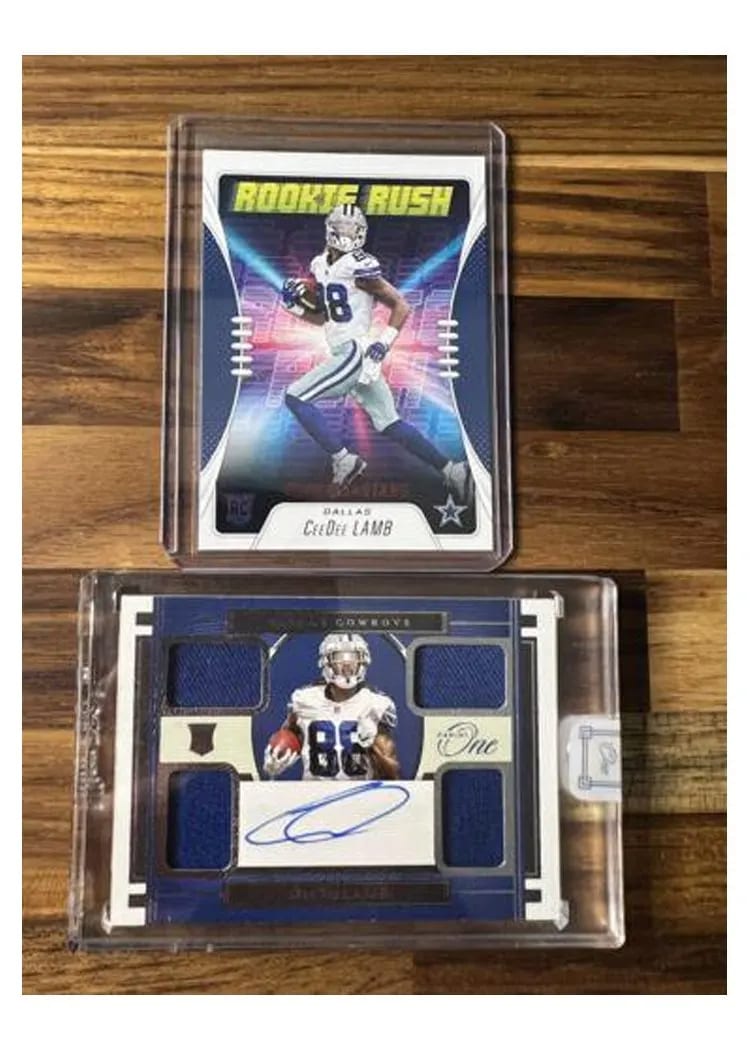 2020 Panini One CeeDee Lamb #75 card