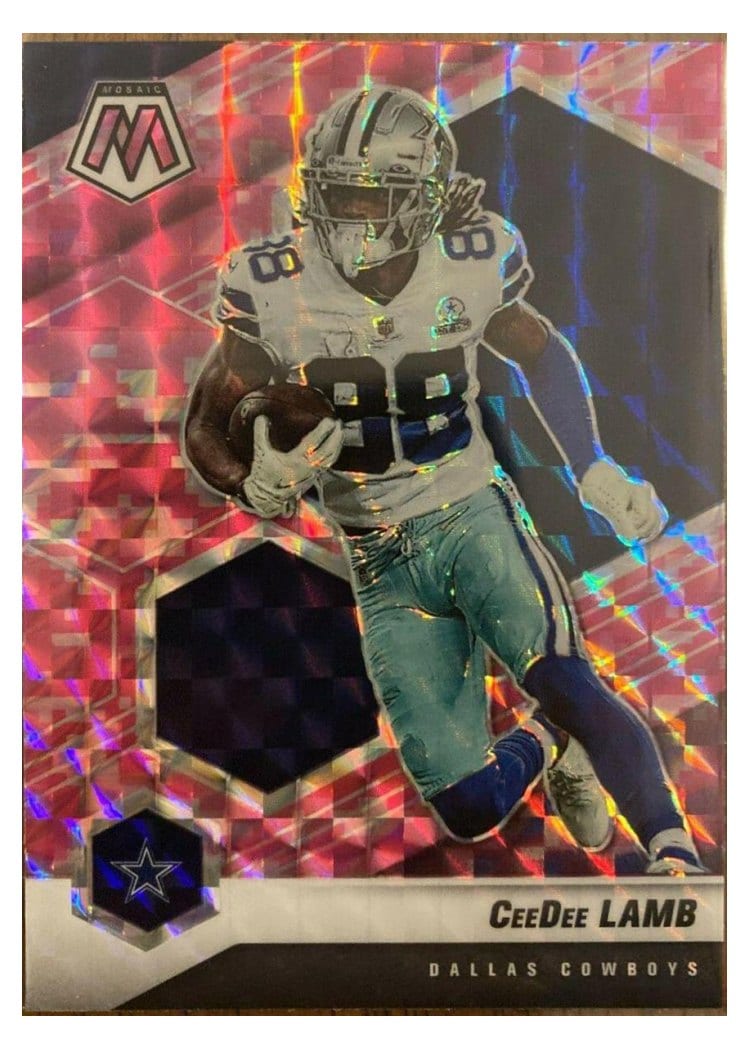 2021 Panini Mosaic Base Set CeeDee Lamb #62 card