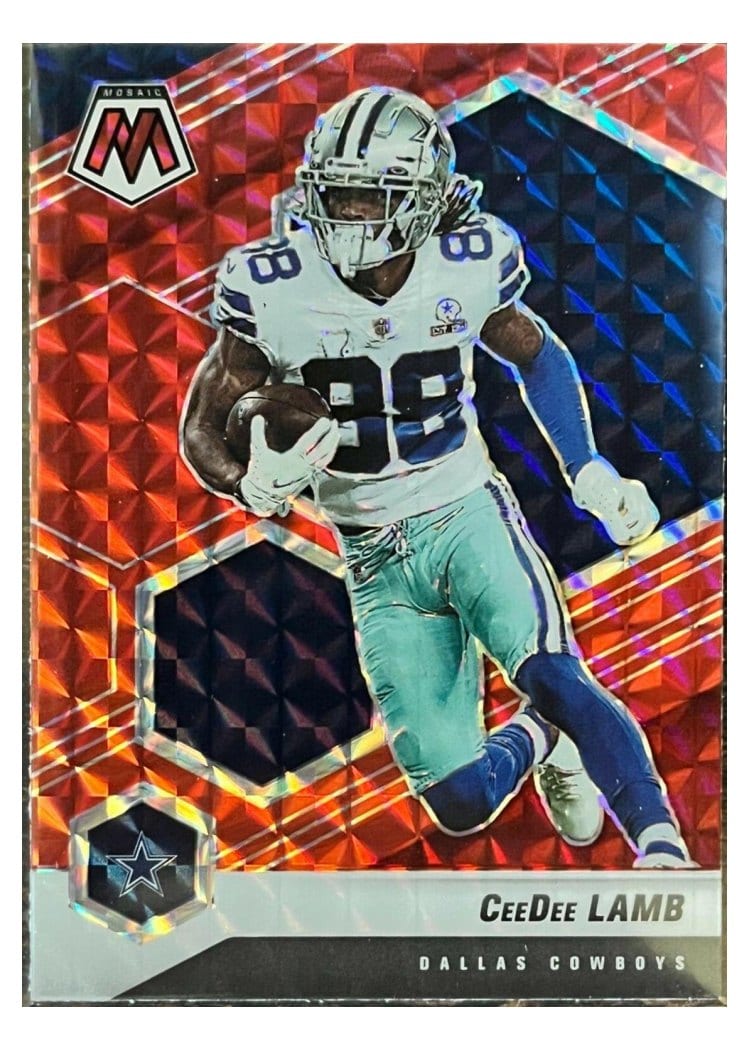 2021 Panini Mosaic Base Set CeeDee Lamb #62 card