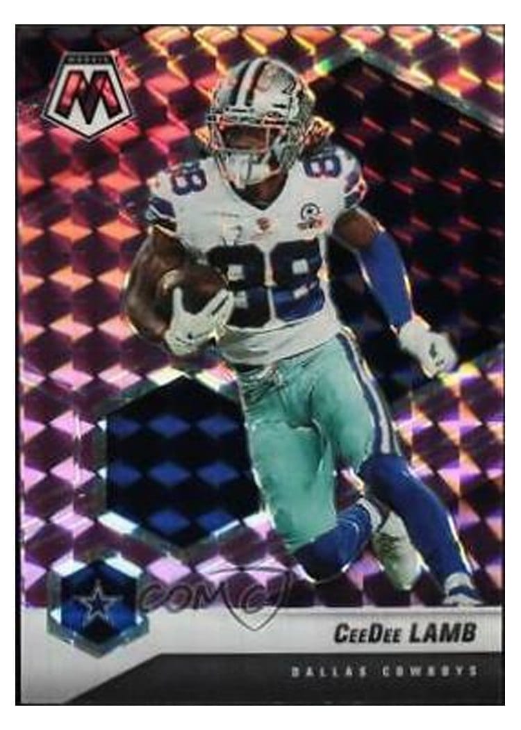 2021 Panini Mosaic Base Set CeeDee Lamb #62 card