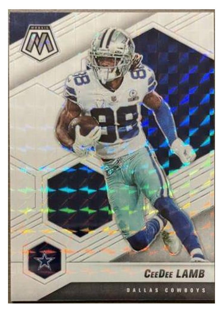 2021 Panini Mosaic Base Set CeeDee Lamb #62 card