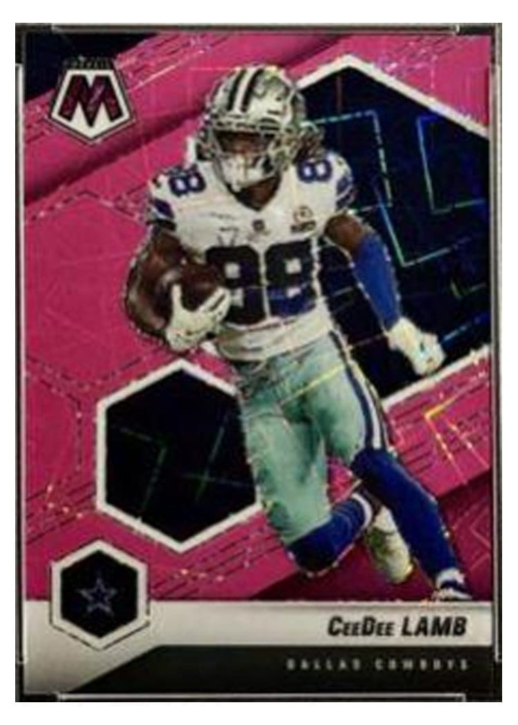 2021 Panini Mosaic Base Set CeeDee Lamb #62 card