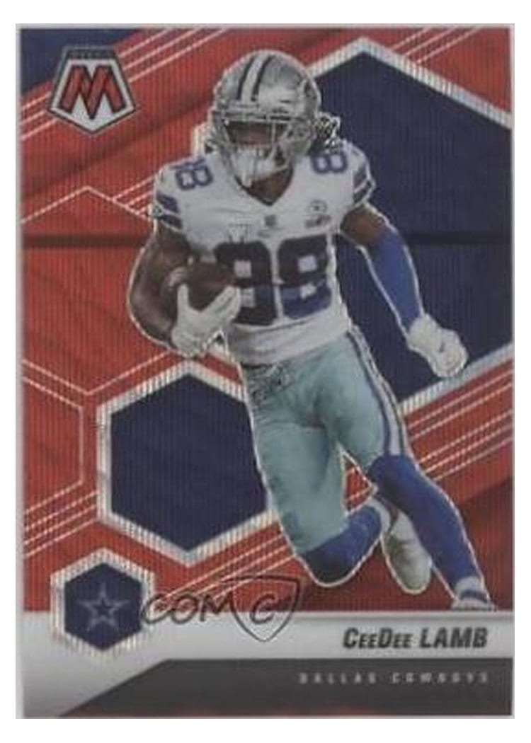 2021 Panini Mosaic Base Set CeeDee Lamb #62 card