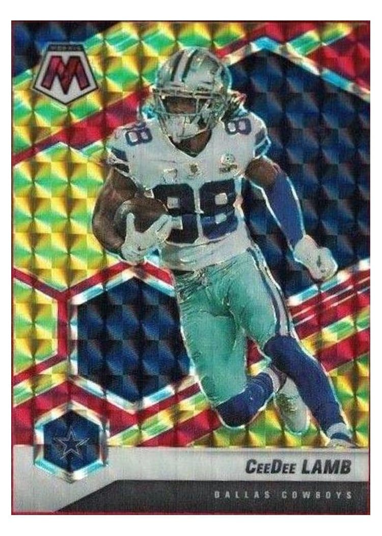 2021 Panini Mosaic Base Set CeeDee Lamb #62 card