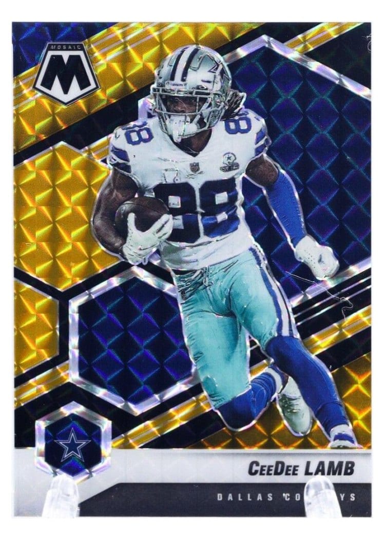 2021 Panini Mosaic Base Set CeeDee Lamb #62 card