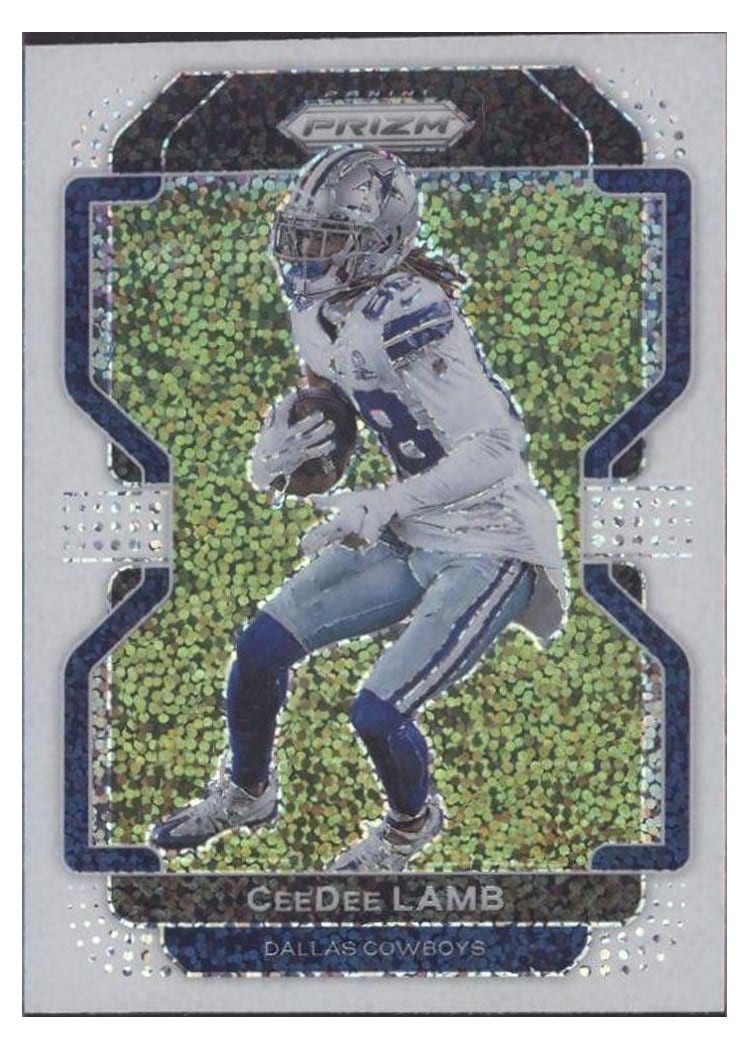 2021 Panini Prizm Base Set CeeDee Lamb White Sparkle Prizm #239 card