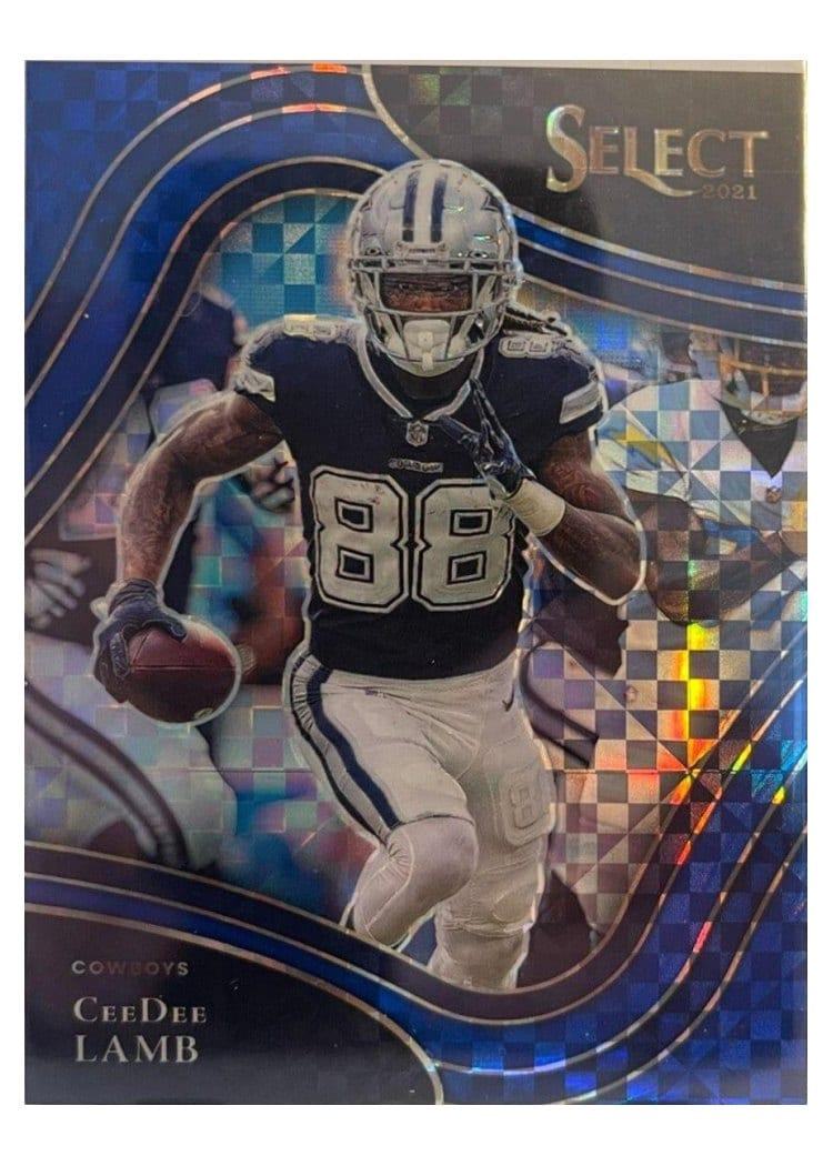 2021 Panini Select Base Set CeeDee Lamb Blue #311 card