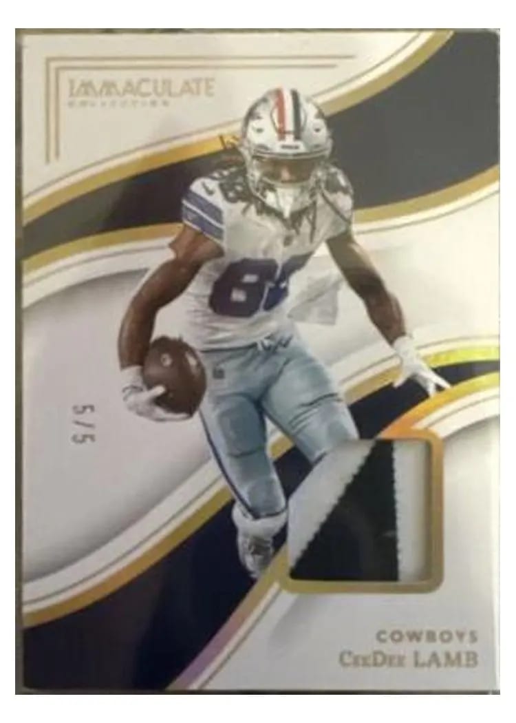 2023 Panini Immaculate CeeDee Lamb Gold #92 card