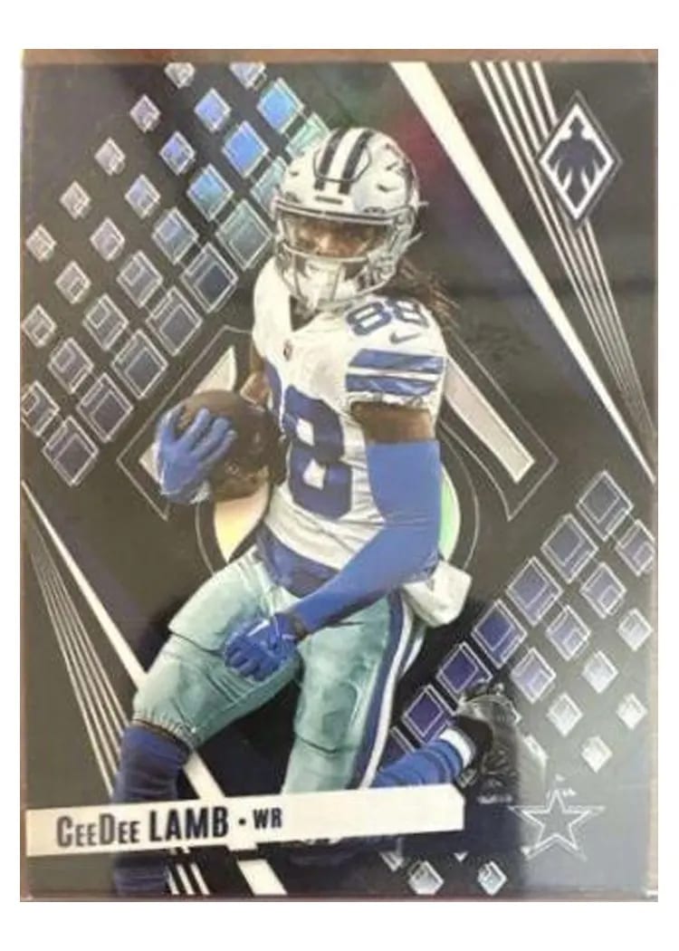 2023 Panini Phoenix Base Set CeeDee Lamb SP Variation Black Seismic #59 card