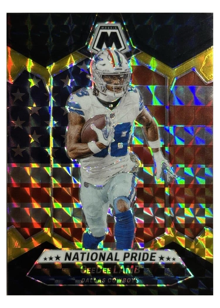 2024 Panini Mosaic Base Set CeeDee Lamb Black Gold Choice #262 card