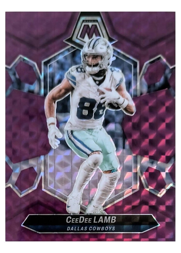 2024 Panini Mosaic Base Set CeeDee Lamb Purple #59 card