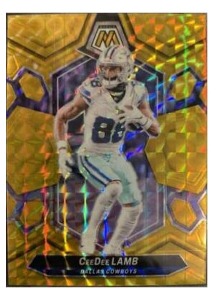 2024 Panini Mosaic Base Set CeeDee Lamb Gold #59 card