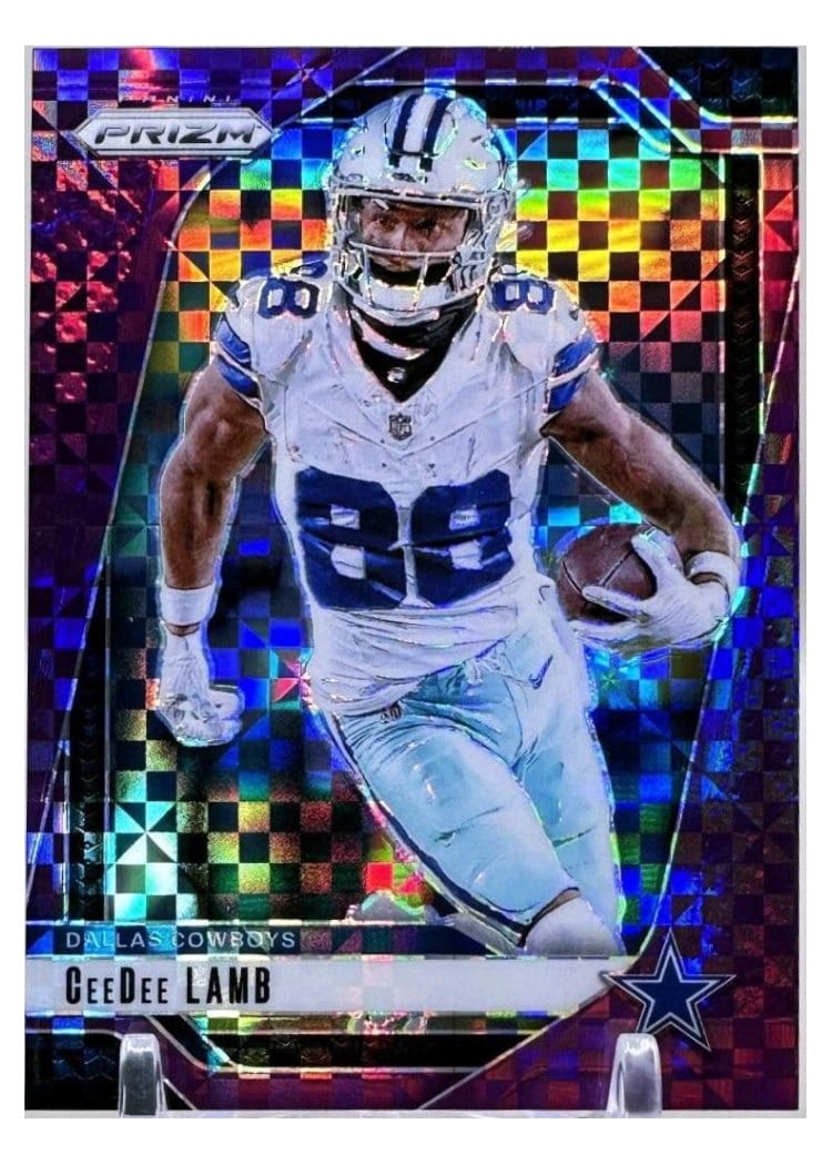 2024 Panini Prizm Base Set CeeDee Lamb Purple Power #75 card