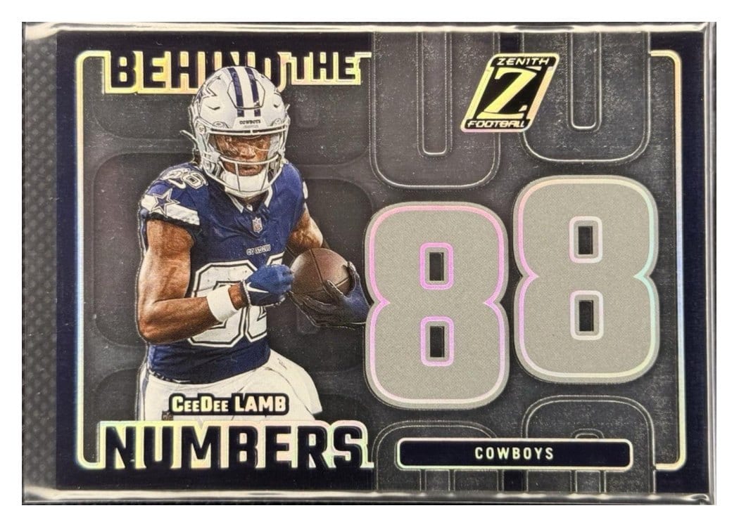 2024 Panini Zenith Behind The Numbers CeeDee Lamb #17 card