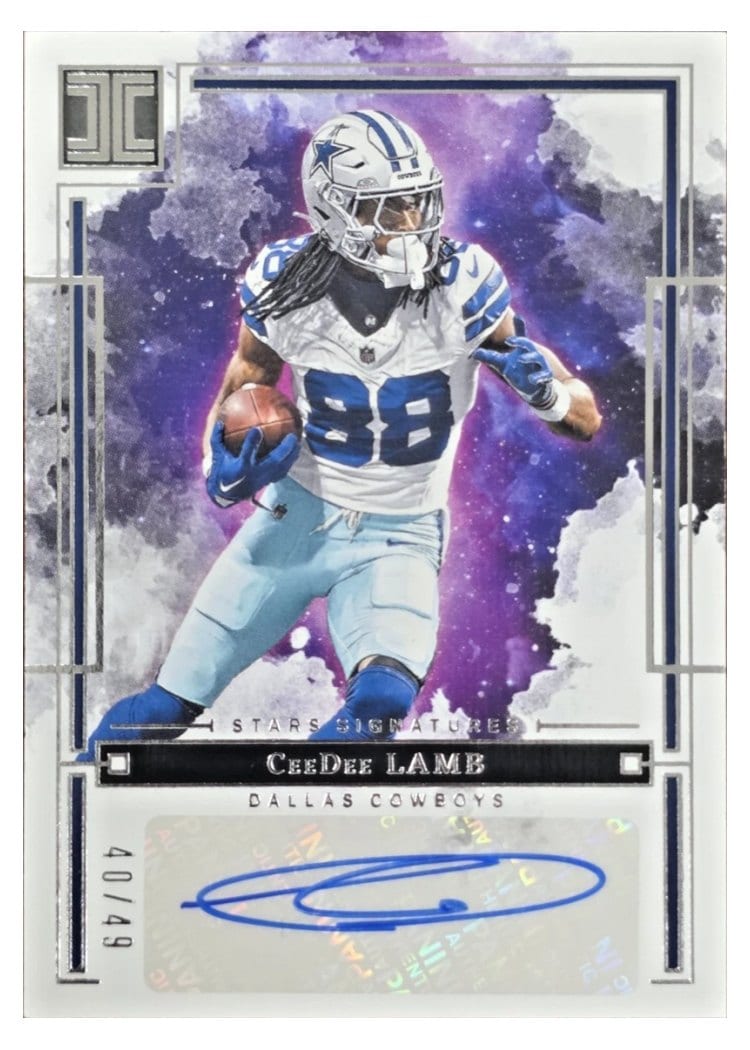 2025 Panini Impeccable Impeccable Stars Signatures CeeDee Lamb #1 card