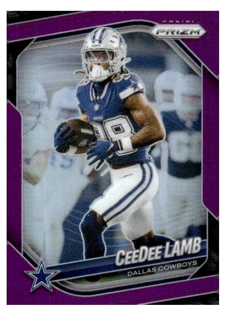 2025 Panini Prizm Base Set CeeDee Lamb #154 card
