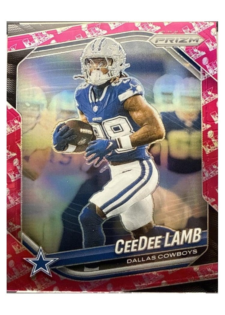 2025 Panini Prizm Base Set CeeDee Lamb Super Bowl LX #154 card