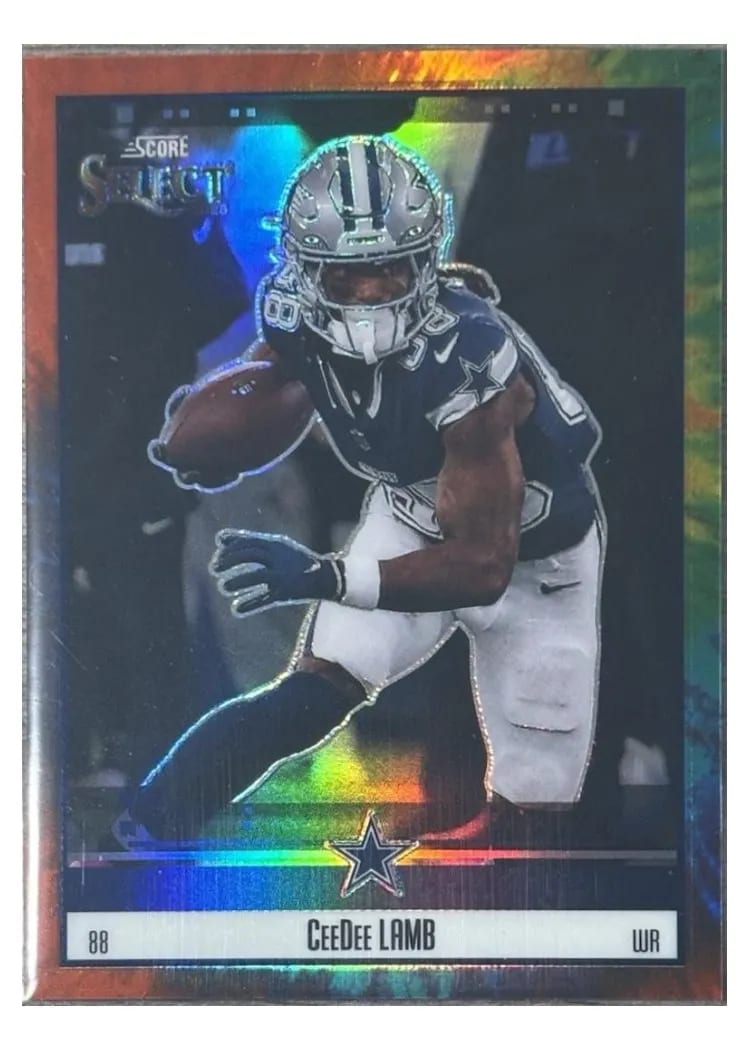 2025 Panini Select Score Select Throwback CeeDee Lamb #1 card