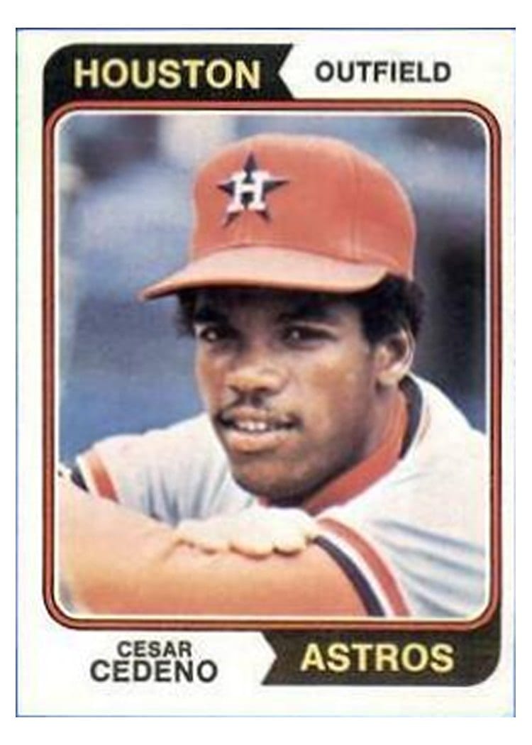 1974 Topps Cesar Cedeno #200 card
