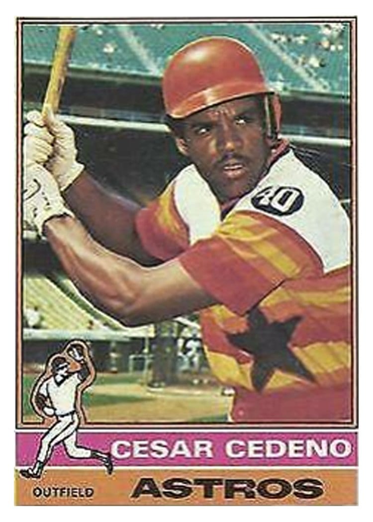 1976 Topps Cesar Cedeno #460 card