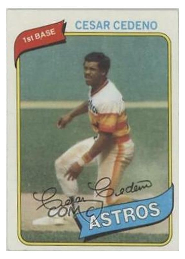 1980 Topps Cesar Cedeno #370 card