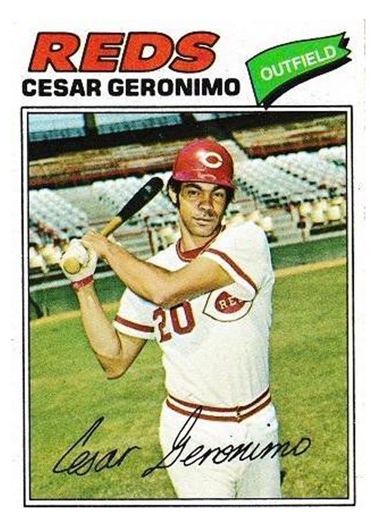 1977 Topps Cesar Geronimo #535 card