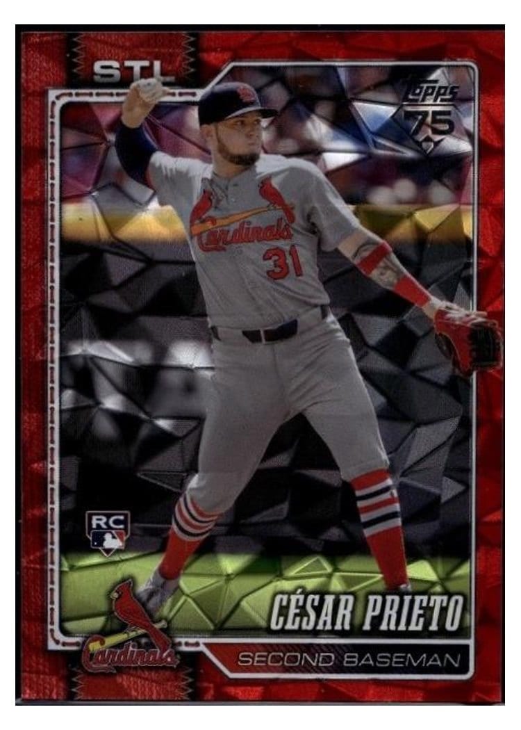 2026 Topps Base Set César Prieto #95 card