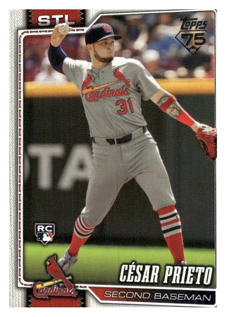 2026 Topps Base Set César Prieto #95 card