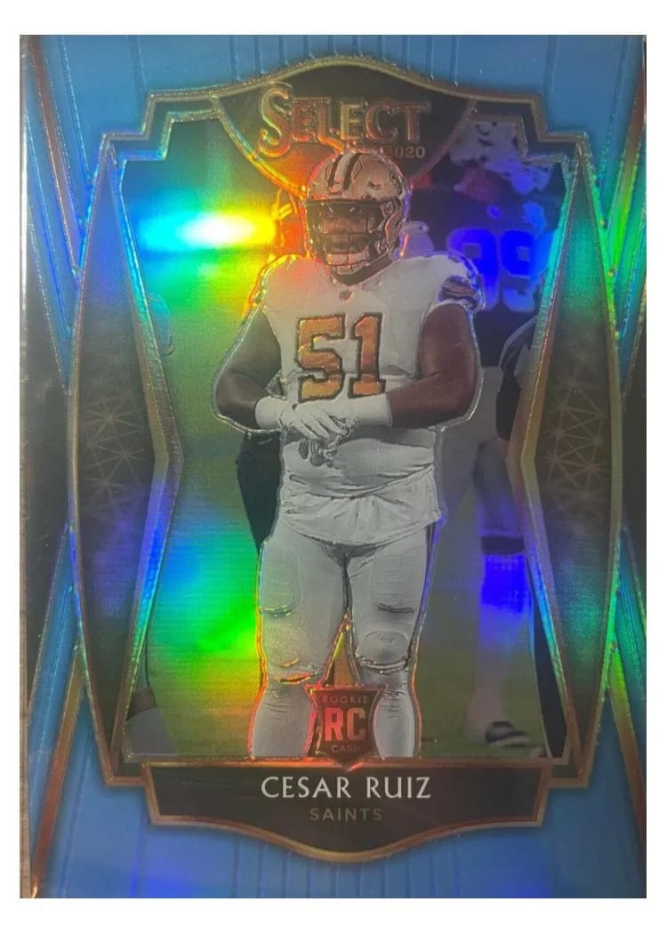 2020 Panini Select Base Set Cesar Ruiz #191 card