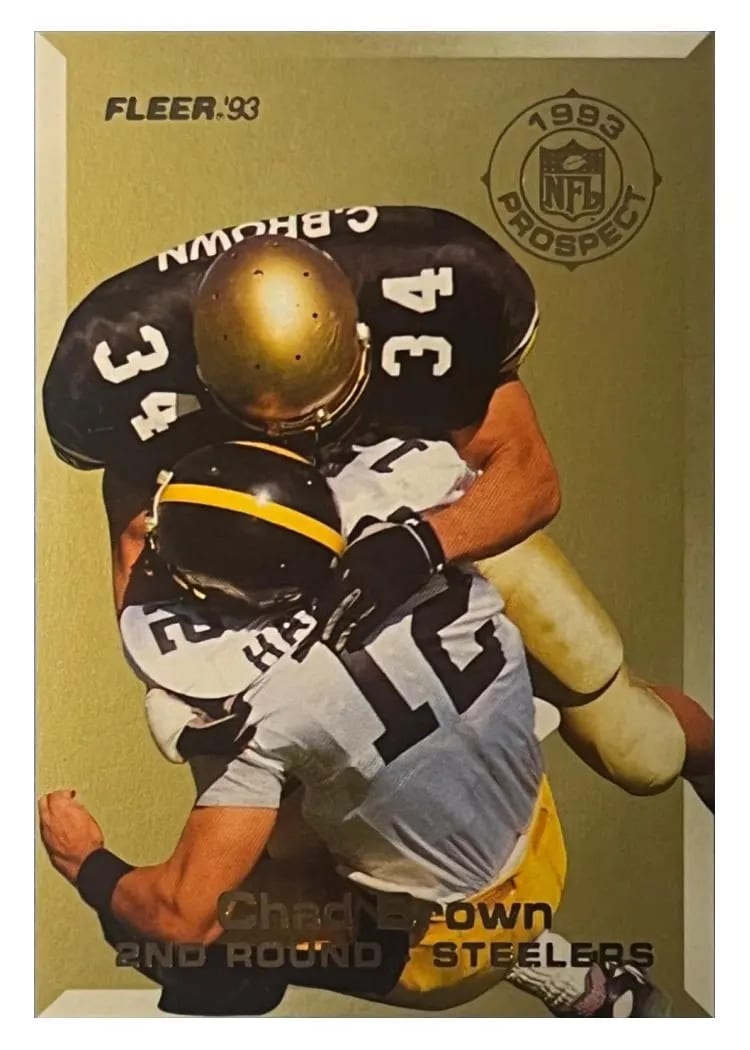 1993 Fleer Prospects Chad Brown #28 card