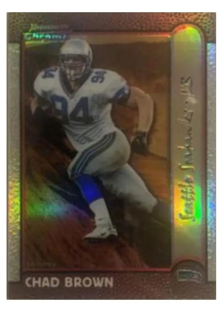 1999 Bowman Chrome Chad Brown Interstate Refractor #103 card