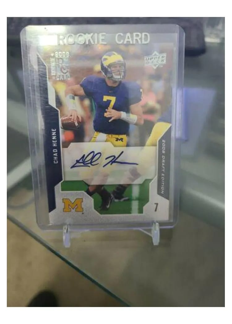 2008 Upper Deck Draft Edition Chad Henne Autograph #12 card
