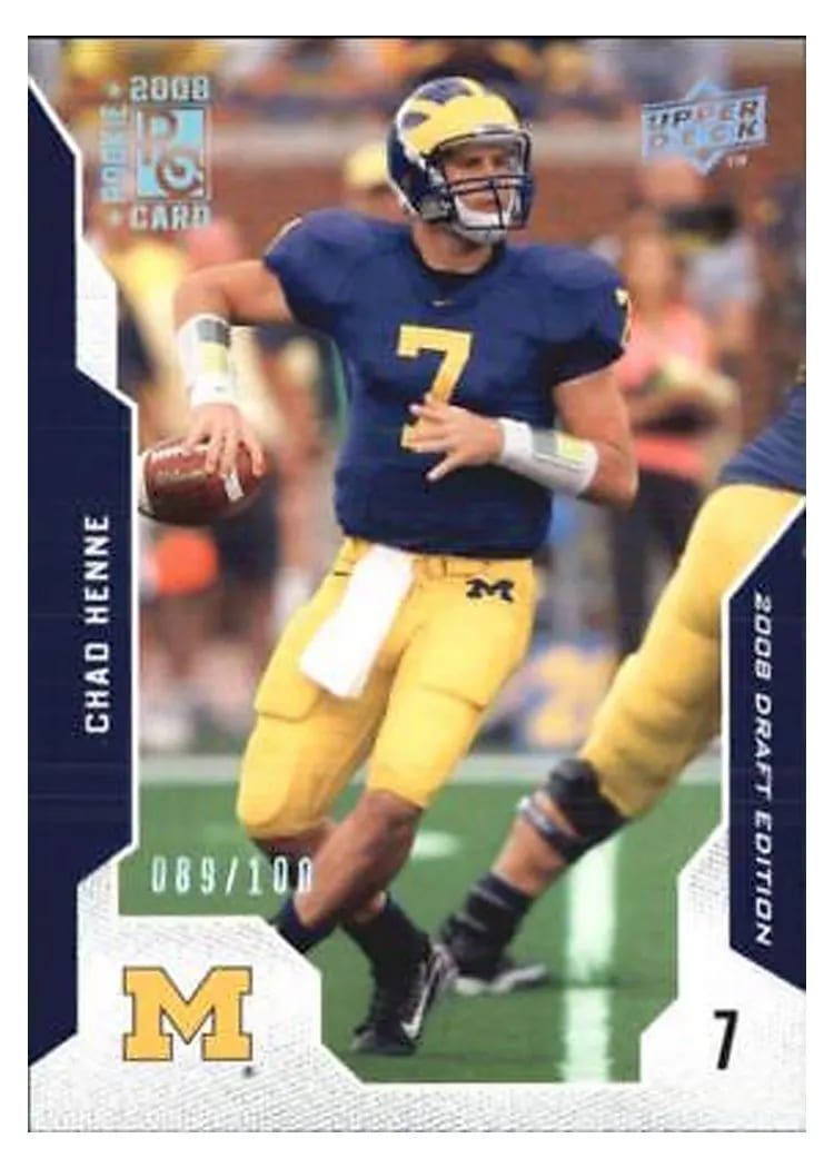 2008 Upper Deck Draft Edition Chad Henne Silver #12 card