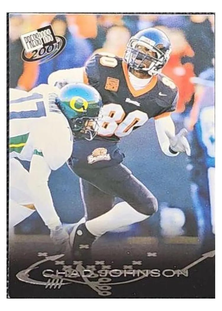 2001 Press Pass Chad Johnson #27 card