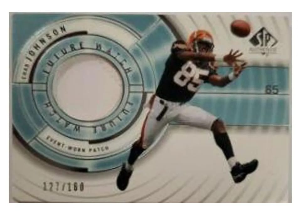 2001 SP Authentic Chad Johnson #104 card