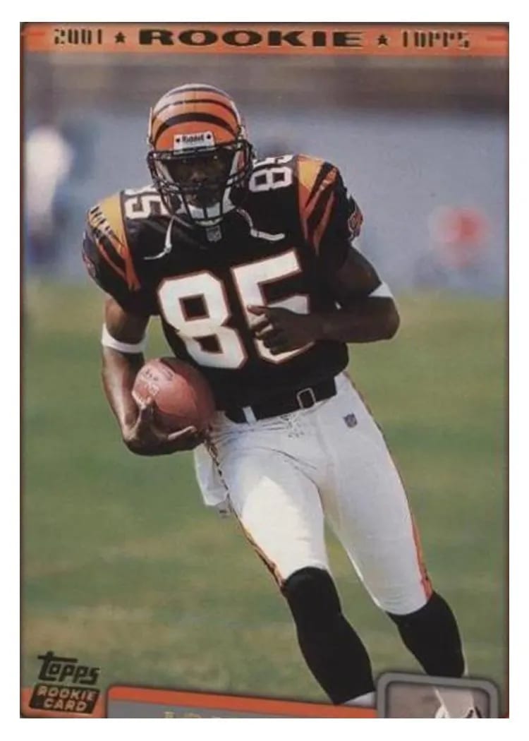 2001 Topps Chad Johnson #340 card