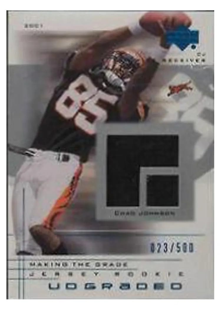 2001 Upper Deck Graded Chad Johnson #48 card