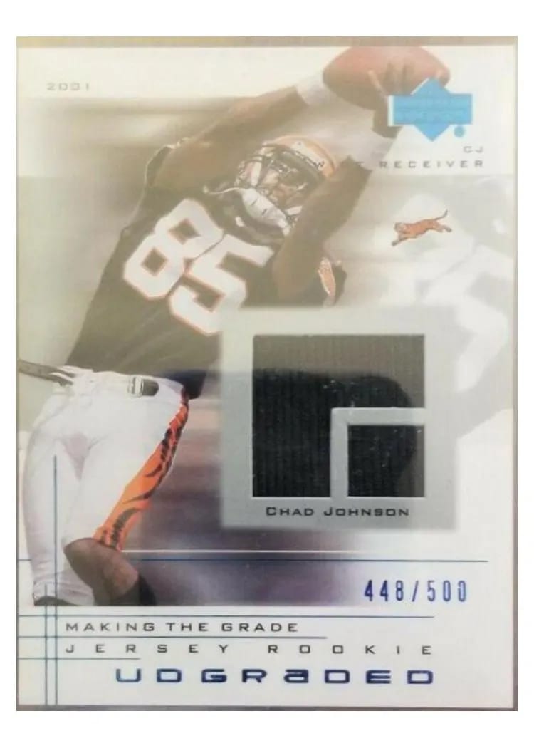 2001 Upper Deck Graded Chad Johnson #48 card
